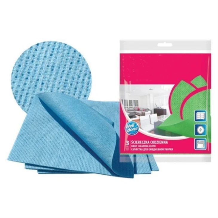 Viscose Spunlace Nonwoven Салфетки для вискозные уборки,38х50cm, 50 шт